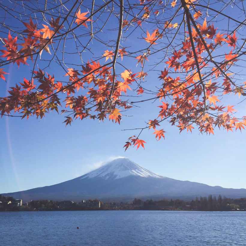scenic view of mount fuji